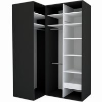 Dulap de Colt LEX Model B 170-117-240 GRI/OGLINDA/DECOR K084